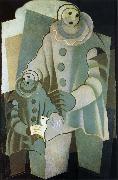 Two clown Juan Gris